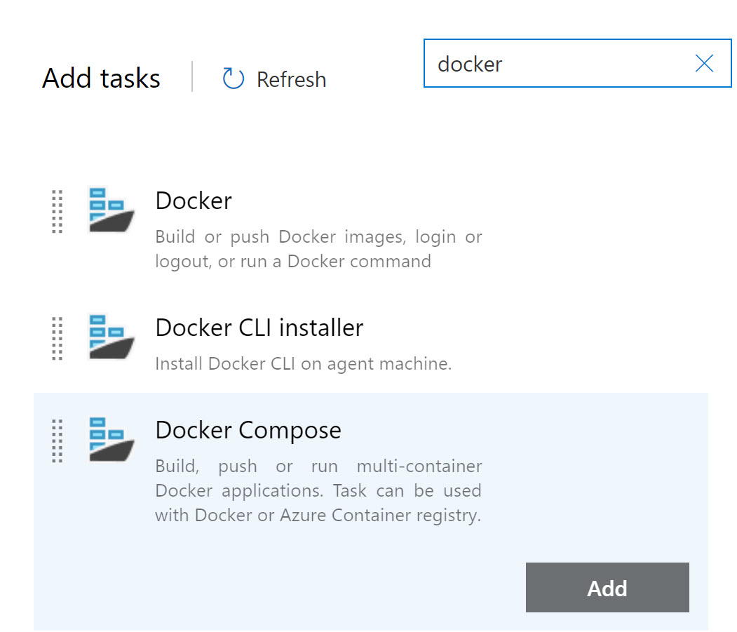 Docker Task Classic Designer