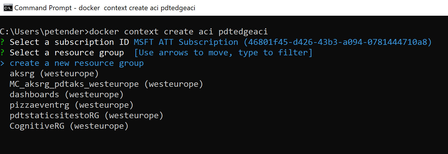 Create ACI Context