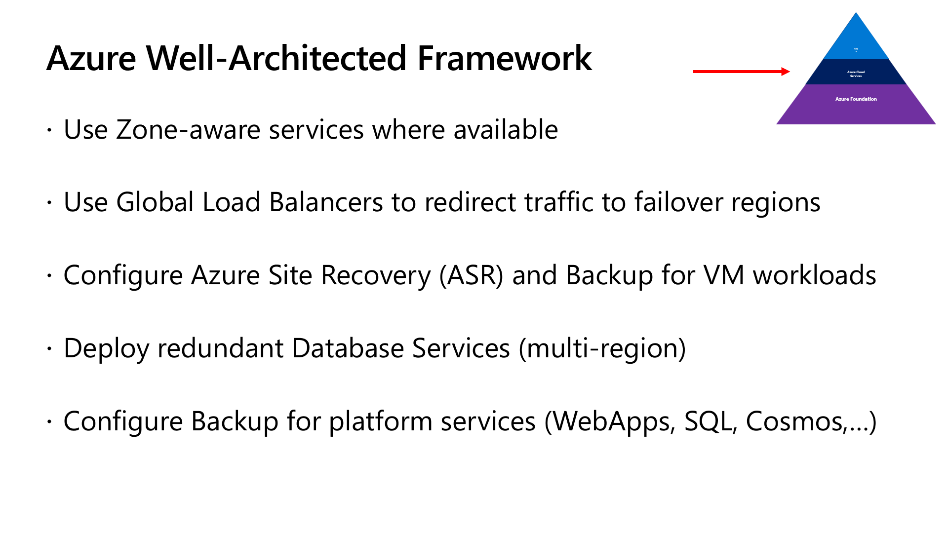 Azure Well-Architected Framework Overview