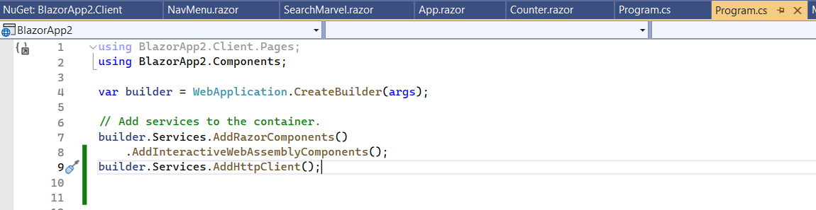 Add Service for HTTPClient