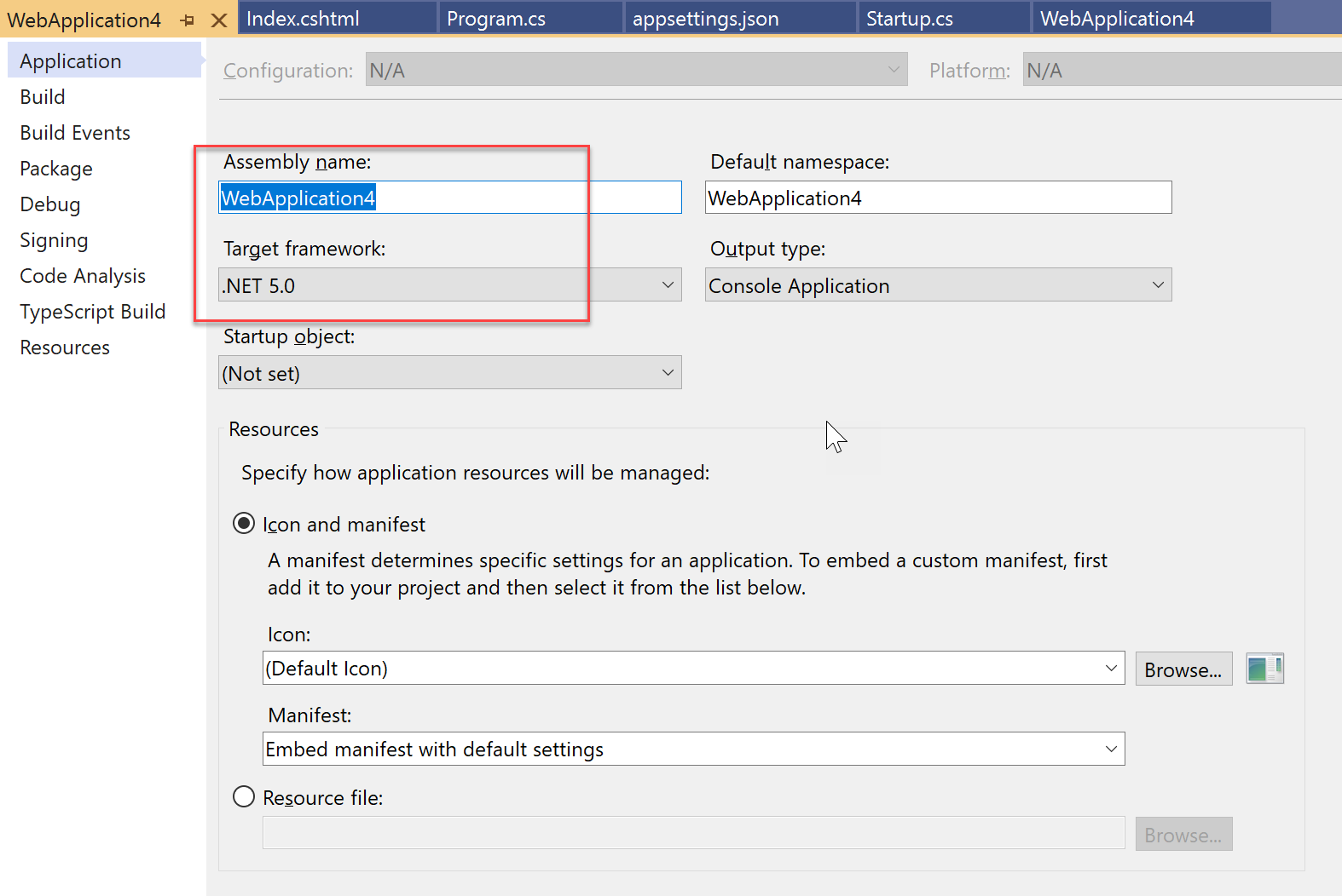 ASP.NET Web App Template