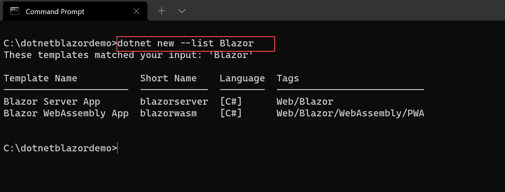 ListBlazor