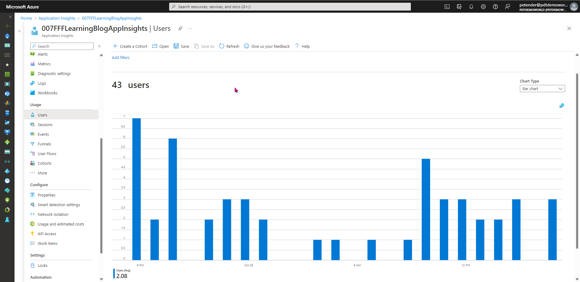 App Insights Statistics