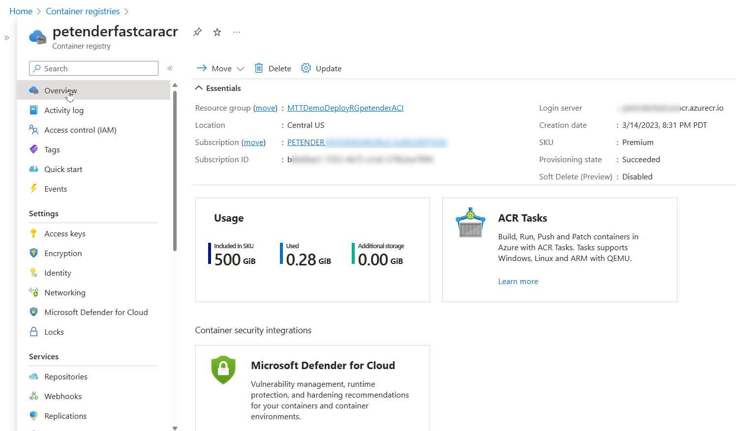 Azure Container Registry