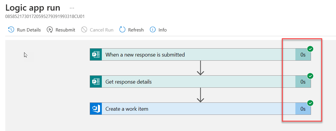 Logic Apps detailed Run History