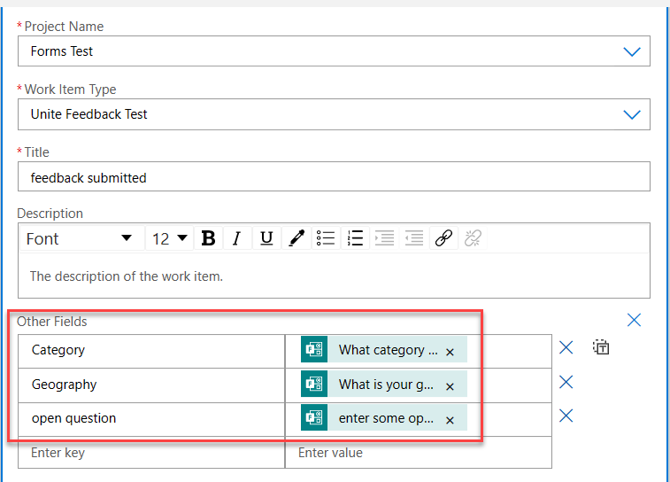 Map Response details