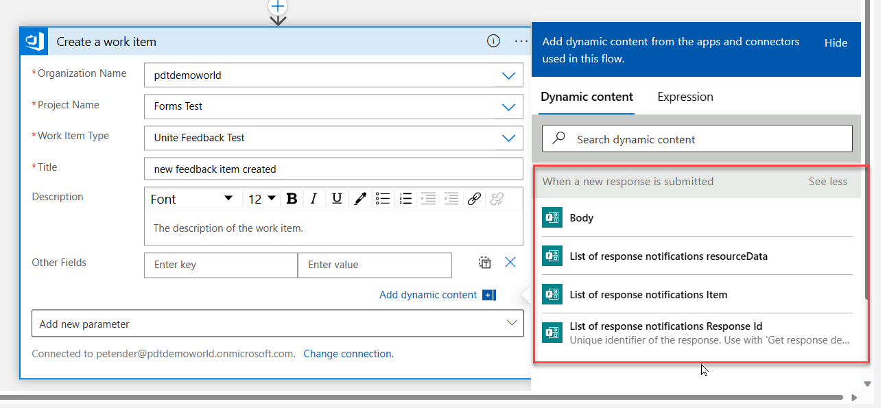 Dynamic Content Results