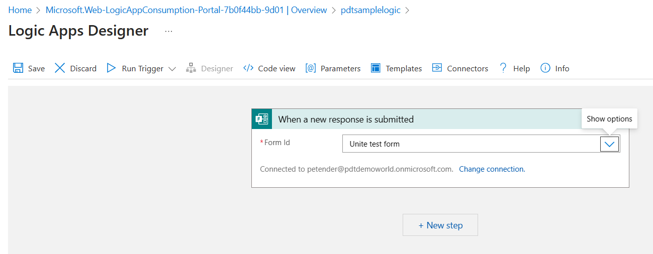 Office Forms Trigger