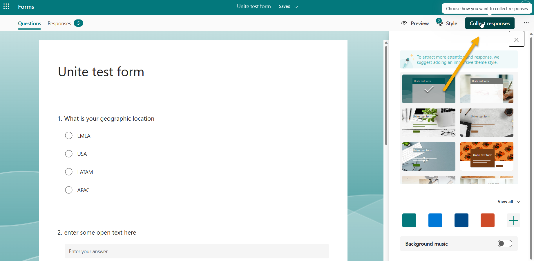 Collect Form Responses