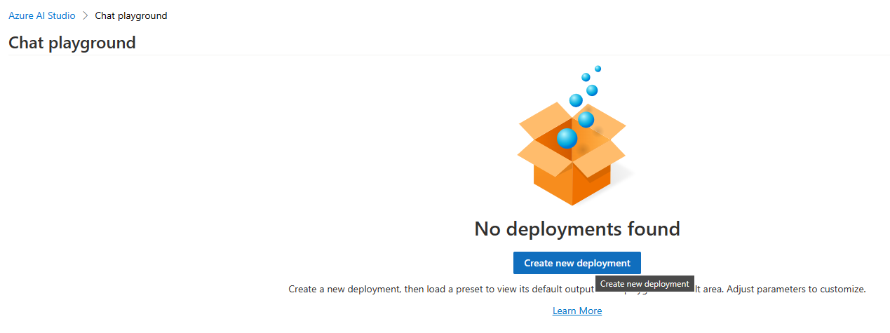 Azure OpenAI Chat Playground