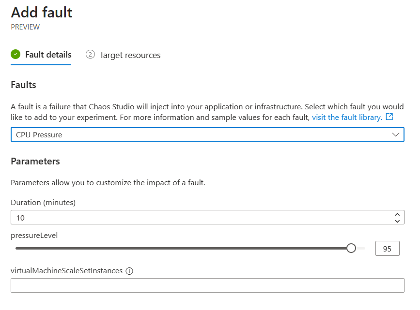 Chaos Studio Experiment Basics