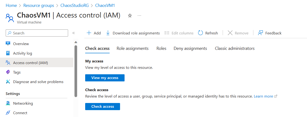 Chaos Studio Experiment Basics
