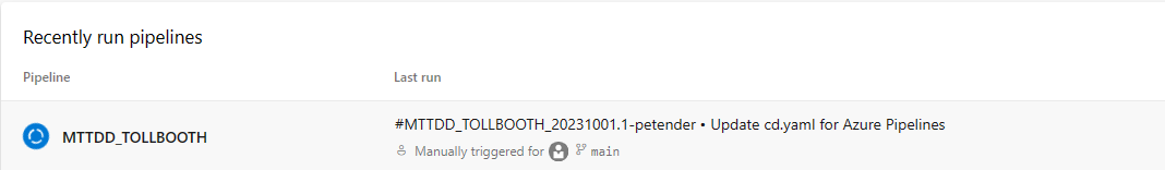 Trigger YAML Pipeline