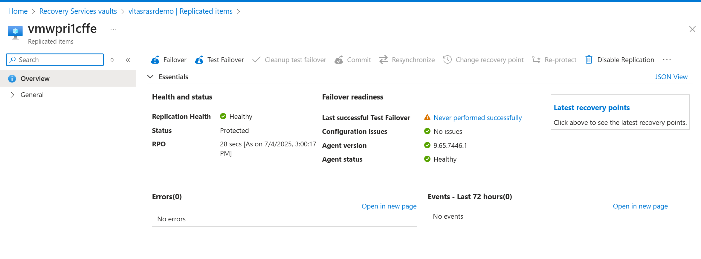 Deployment completed