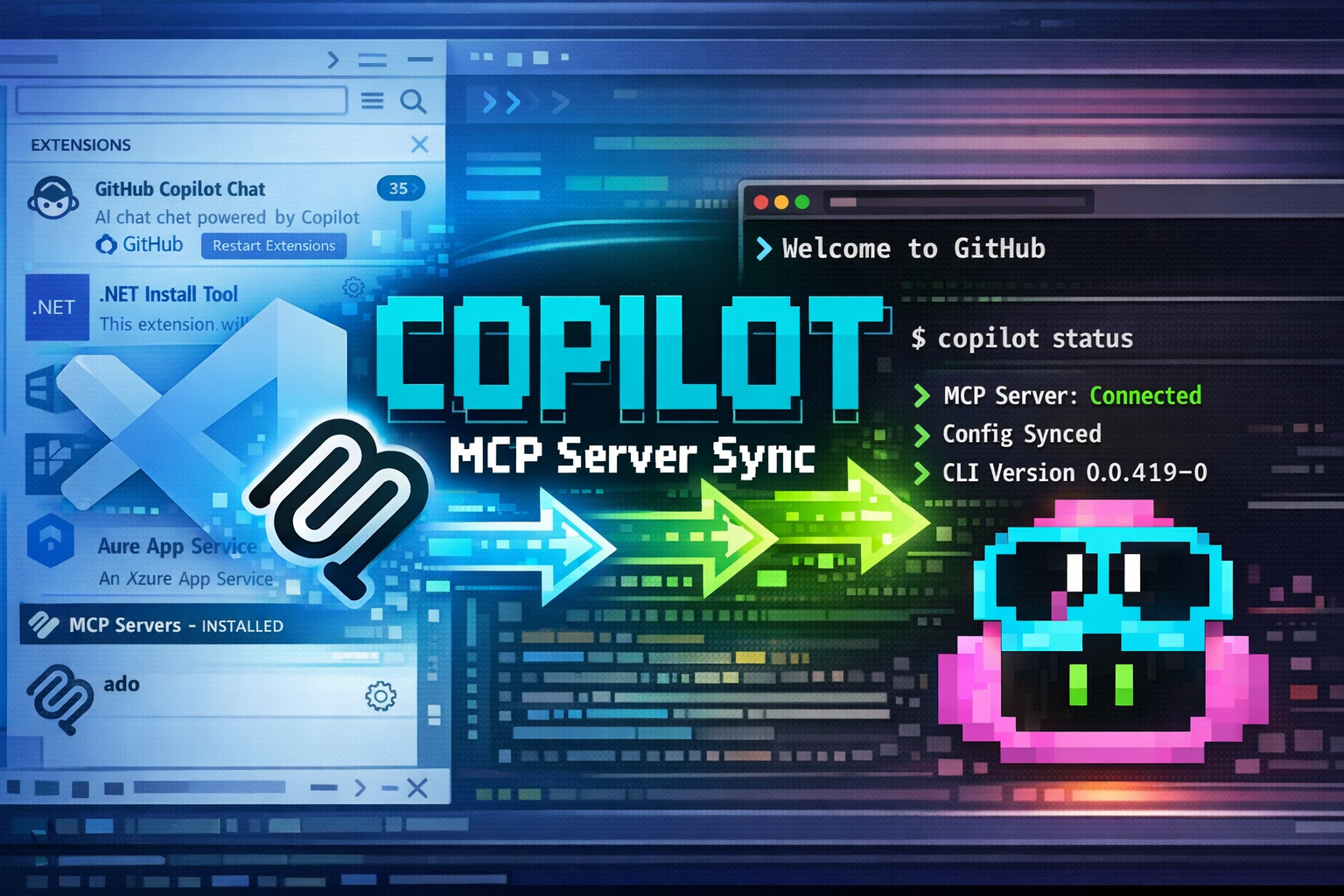 Keeping MCP config in sync between VS Code and Copilot CLI